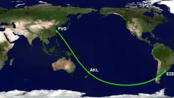 Хитой дунёдаги энг узоқ авиақатновни амалга оширди