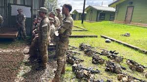 Trainieren für den Dschungeleinsatz