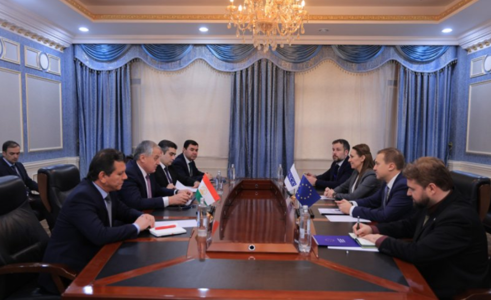 اجرای پروژه‌های اتحادیه اروپا و سازمان امنیت و همکاری اروپا در تاجیکستان مورد بحث و بررسی قرار گرفت