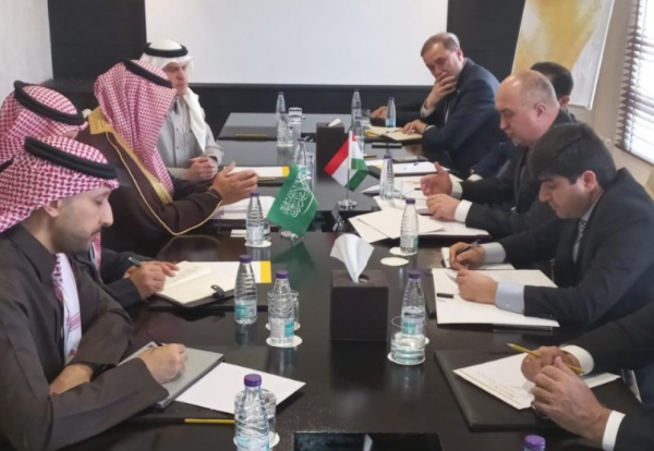 رئیس مجلس نمایندگان تاجیکستان با وزیر سرمایه‌گذاری پادشاهی عربستان سعودی دیدار و گفتگو کرد