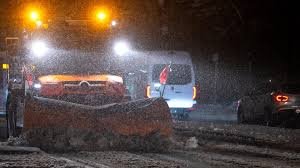 Starker Schneefall zum Rosenmontag