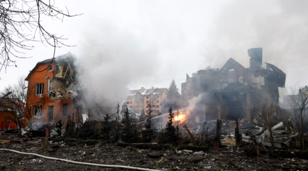 Массированная атака на Украину. Есть погибший и пострадавшие