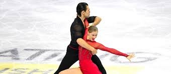 Volodin/Hase nach dem Kurzprogramm auf Goldkurs